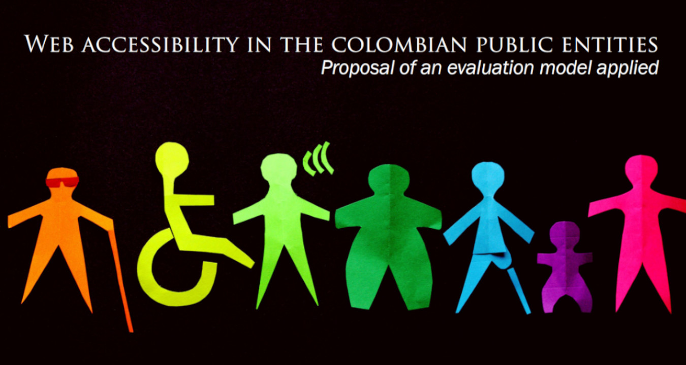 Portada del libro sobre Accesibilidad web en las entidades del Estado colombiano.
