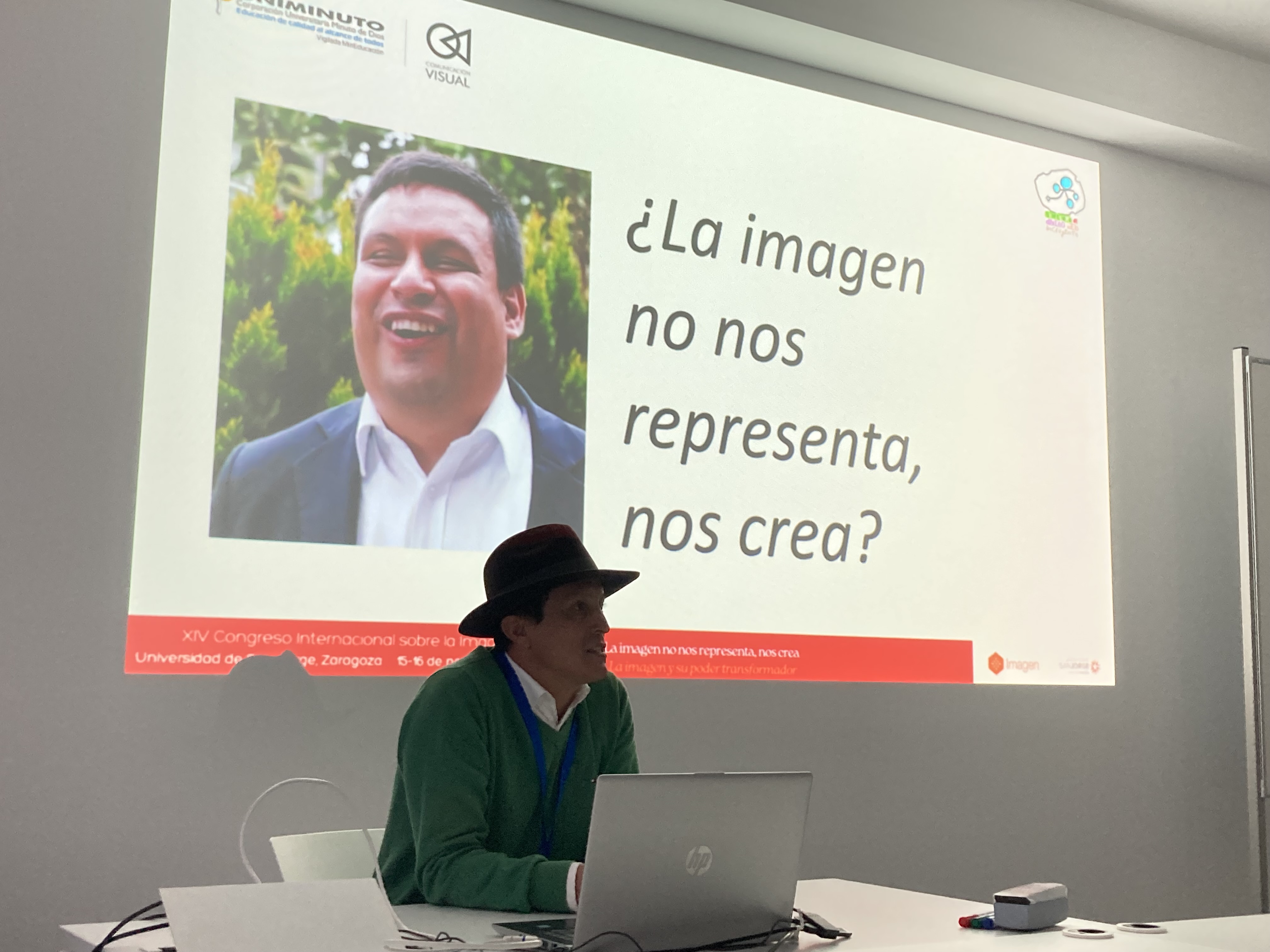 Ponencia Jaime Cortés sobre Infografías Accesibles en el XIV Congreso Internacional sobre la Imagen. Zaragoza España. Noviembre 15-16-2023