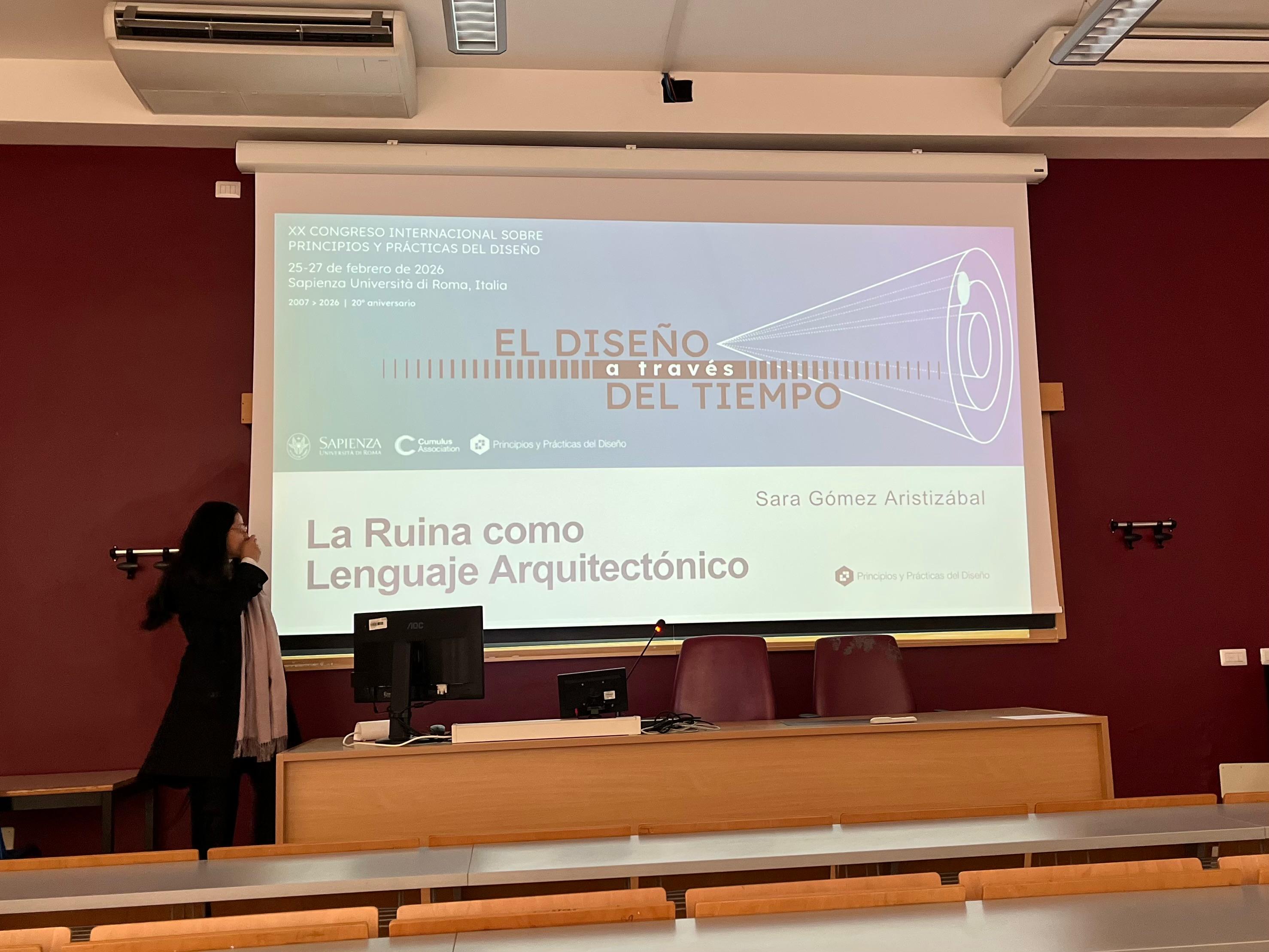 Ponencia de Sara Gómez La ruina como lenguaje arquitectónico